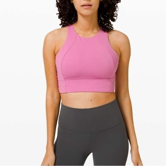 Lululemon Free To Be Serene Bra High Neck Long Line - Picture 1 of 6